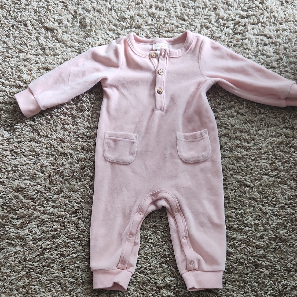 Pink Baby Cat & Jack Onsie